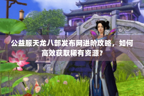 公益服天龙八部发布网进阶攻略，如何高效获取稀有资源？
