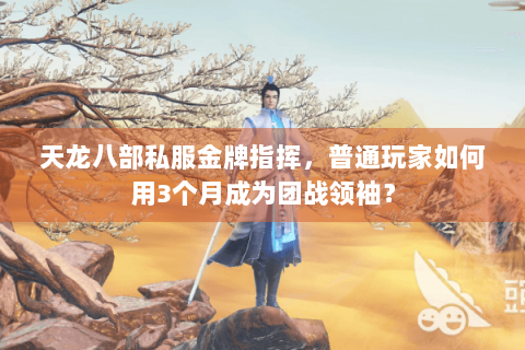 天龙八部私服金牌指挥，普通玩家如何用3个月成为团战领袖？