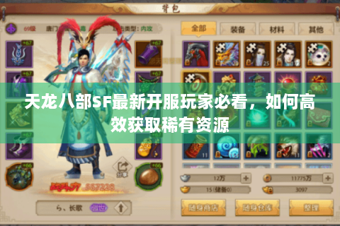 天龙八部SF最新开服玩家必看，如何高效获取稀有资源