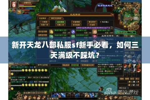 新开天龙八部私服sf新手必看，如何三天满级不踩坑？