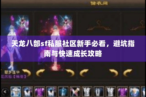 天龙八部sf私服社区新手必看，避坑指南与快速成长攻略