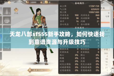 天龙八部sf555新手攻略，如何快速找到靠谱资源与升级技巧