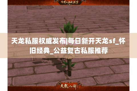 天龙私服权威发布|每日新开天龙sf_怀旧经典_公益复古私服推荐