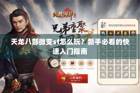 天龙八部微变sf怎么玩？新手必看的快速入门指南