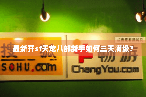 最新开sf天龙八部新手如何三天满级？