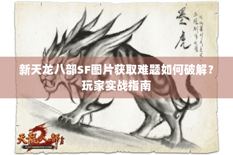 新天龙八部SF图片获取难题如何破解？玩家实战指南