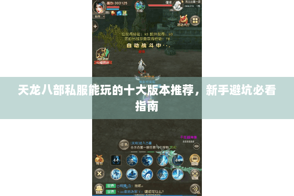 天龙八部私服能玩的十大版本推荐，新手避坑必看指南
