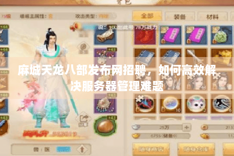 麻城天龙八部发布网招聘，如何高效解决服务器管理难题