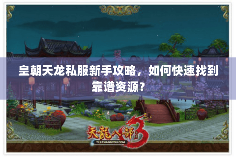 皇朝天龙私服新手攻略，如何快速找到靠谱资源？