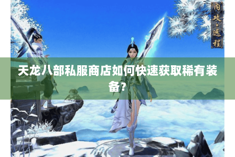 天龙八部私服商店如何快速获取稀有装备？