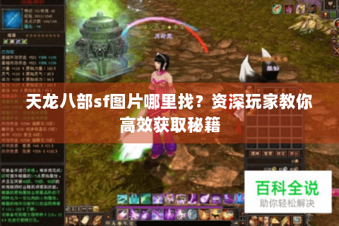 天龙八部sf图片哪里找？资深玩家教你高效获取秘籍