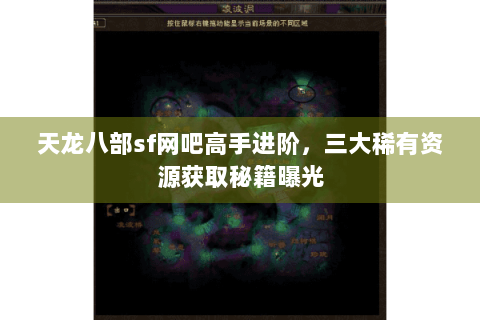 天龙八部sf网吧高手进阶，三大稀有资源获取秘籍曝光
