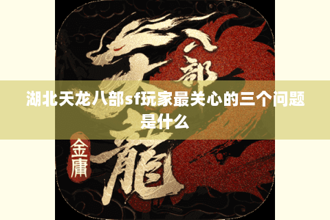 湖北天龙八部sf玩家最关心的三个问题是什么