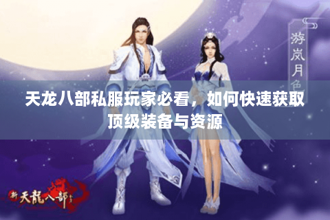 天龙八部私服玩家必看，如何快速获取顶级装备与资源