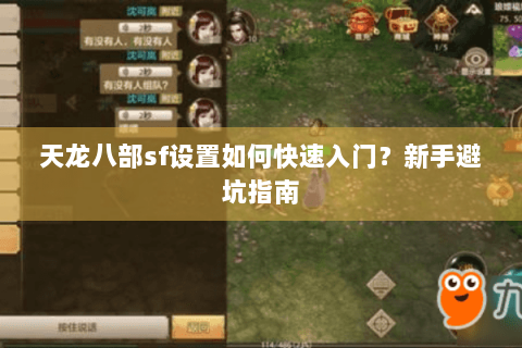 天龙八部sf设置如何快速入门？新手避坑指南