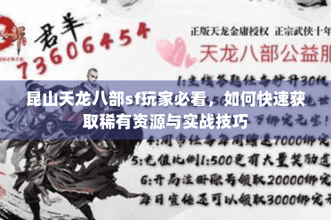昆山天龙八部sf玩家必看，如何快速获取稀有资源与实战技巧
