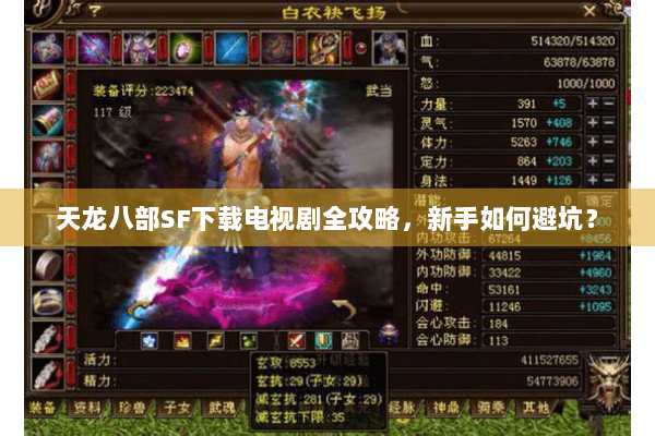 天龙八部SF下载电视剧全攻略，新手如何避坑？