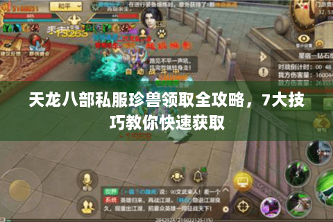 天龙八部私服珍兽领取全攻略，7大技巧教你快速获取