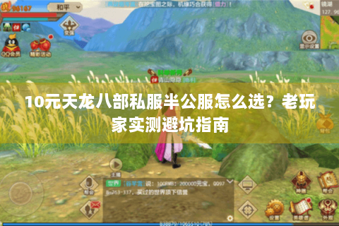 10元天龙八部私服半公服怎么选？老玩家实测避坑指南