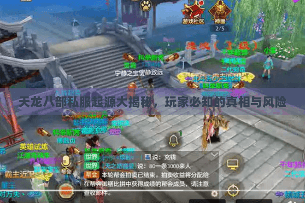 天龙八部私服起源大揭秘，玩家必知的真相与风险