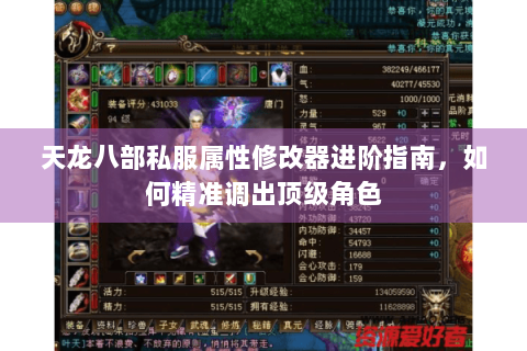 天龙八部私服属性修改器进阶指南，如何精准调出顶级角色