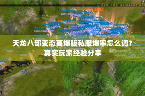 天龙八部变态高爆版私服爆率怎么调？真实玩家经验分享