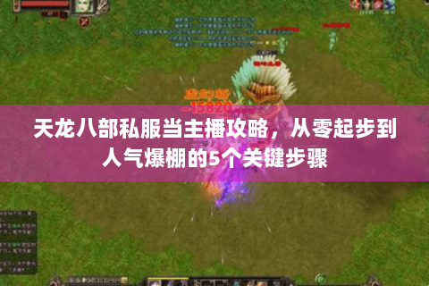 天龙八部私服当主播攻略，从零起步到人气爆棚的5个关键步骤