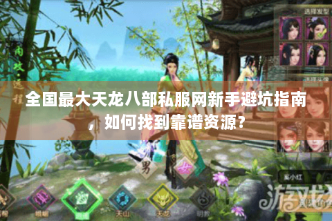 全国最大天龙八部私服网新手避坑指南，如何找到靠谱资源？