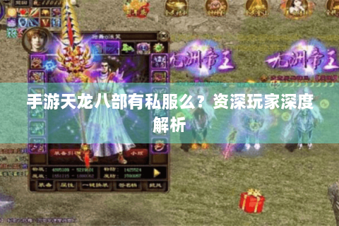 手游天龙八部有私服么？资深玩家深度解析