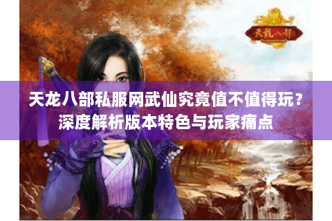 天龙八部私服网武仙究竟值不值得玩？深度解析版本特色与玩家痛点