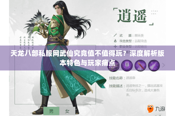 天龙八部私服网武仙究竟值不值得玩？深度解析版本特色与玩家痛点