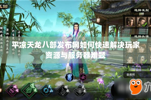平凉天龙八部发布网如何快速解决玩家资源与服务器难题