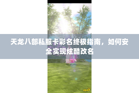 天龙八部私服卡彩名终极指南，如何安全实现炫酷改名
