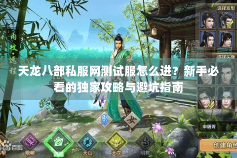 天龙八部私服网测试服怎么进？新手必看的独家攻略与避坑指南
