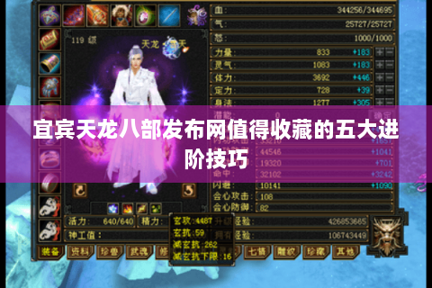 宜宾天龙八部发布网值得收藏的五大进阶技巧