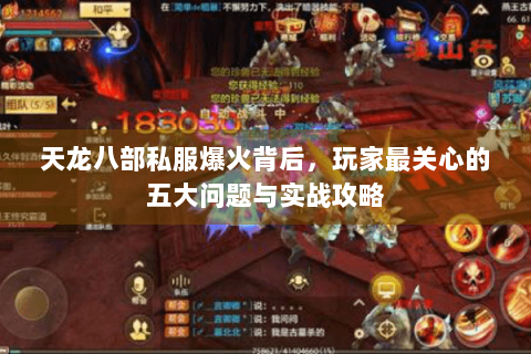 天龙八部私服爆火背后，玩家最关心的五大问题与实战攻略