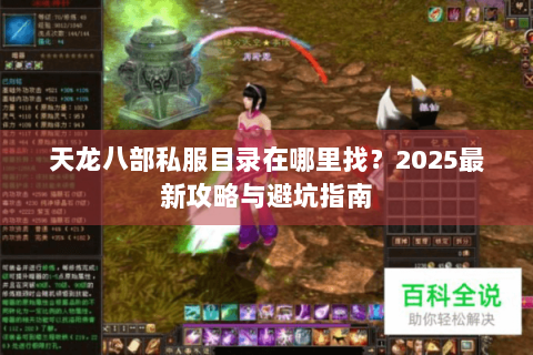 天龙八部私服目录在哪里找？2025最新攻略与避坑指南
