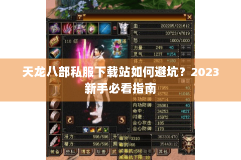 天龙八部私服下载站如何避坑？2023新手必看指南
