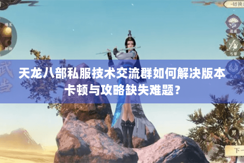 天龙八部私服技术交流群如何解决版本卡顿与攻略缺失难题？