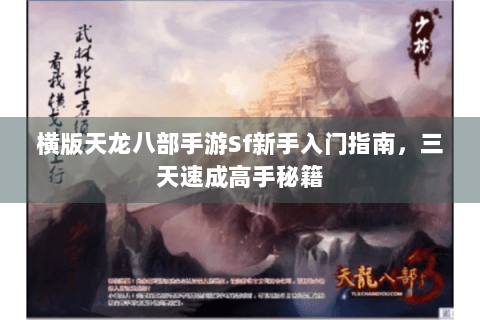 横版天龙八部手游Sf新手入门指南，三天速成高手秘籍
