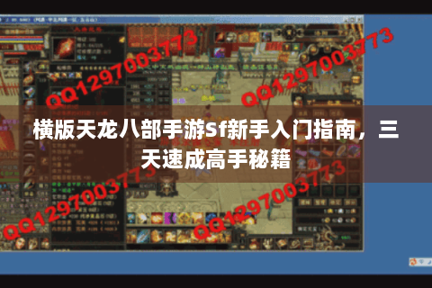 横版天龙八部手游Sf新手入门指南，三天速成高手秘籍