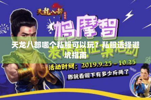 天龙八部哪个私服可以玩？私服选择避坑指南