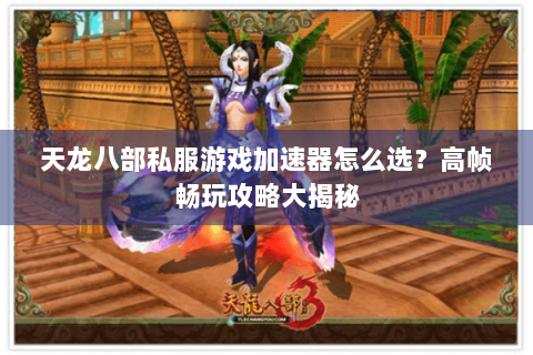 天龙八部私服游戏加速器怎么选？高帧畅玩攻略大揭秘