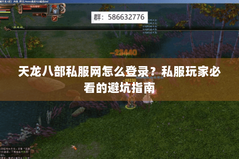 天龙八部私服网怎么登录？私服玩家必看的避坑指南