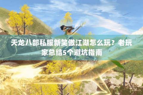 天龙八部私服新笑傲江湖怎么玩？老玩家总结5个避坑指南
