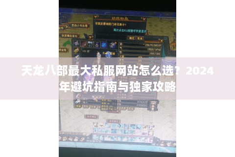 天龙八部最大私服网站怎么选？2024年避坑指南与独家攻略