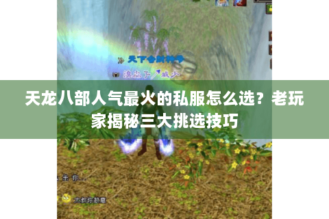 天龙八部人气最火的私服怎么选？老玩家揭秘三大挑选技巧