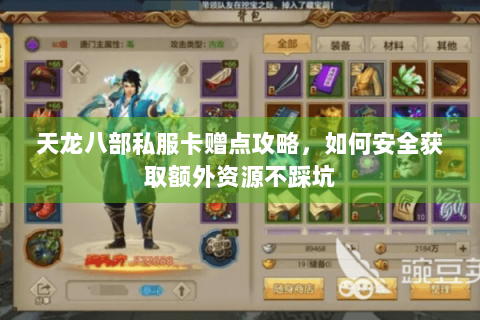 天龙八部私服卡赠点攻略，如何安全获取额外资源不踩坑