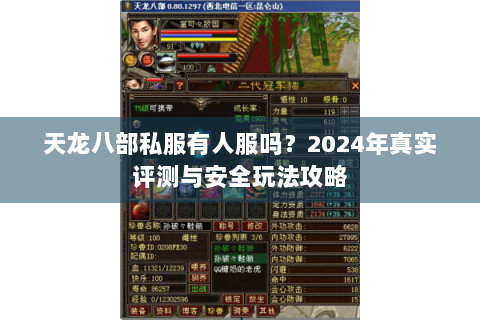 天龙八部私服有人服吗？2024年真实评测与安全玩法攻略