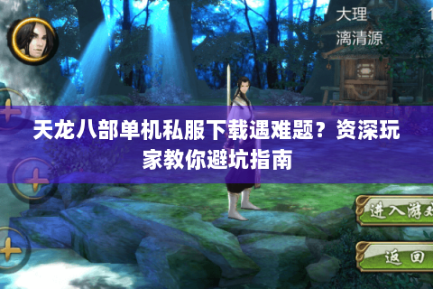 天龙八部单机私服下载遇难题？资深玩家教你避坑指南